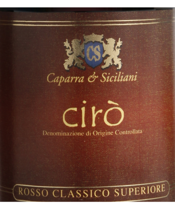 Cirò Rosso Classico Superiore Riserva