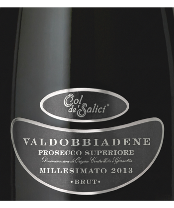 Valdobbiadene Prosecco Superiore Brut 2013 Col de' Salici 